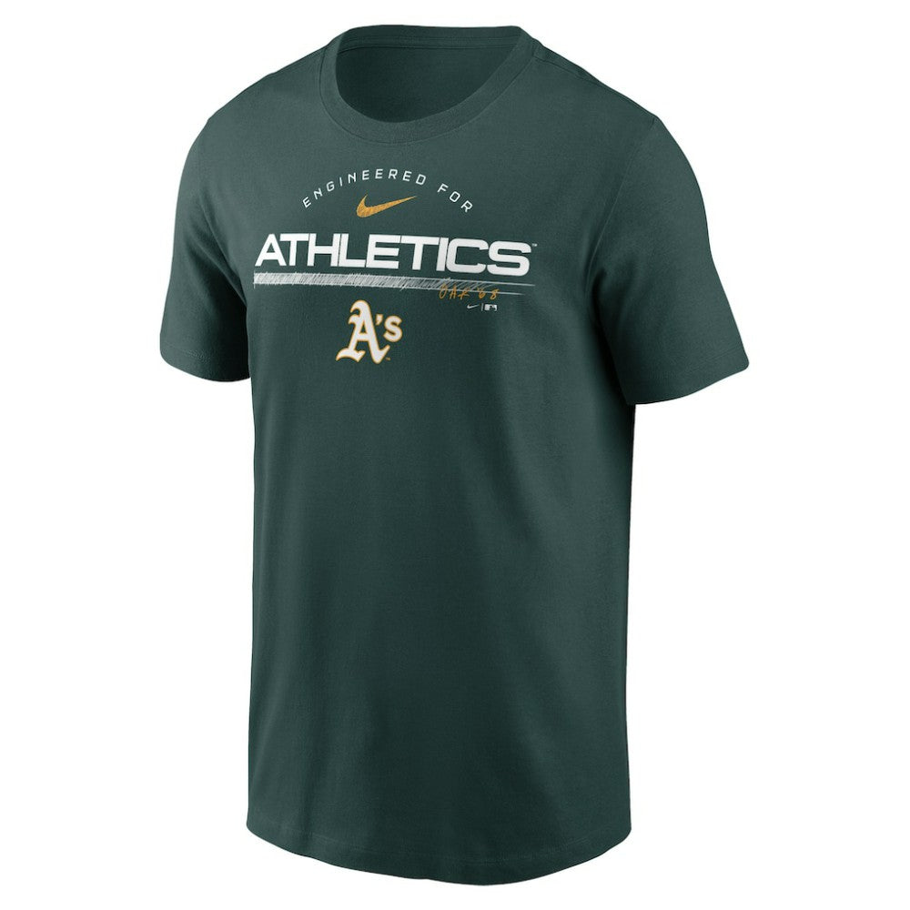 Athletics Nike Team Engineered Performance T-Shirt - Green T-shirts