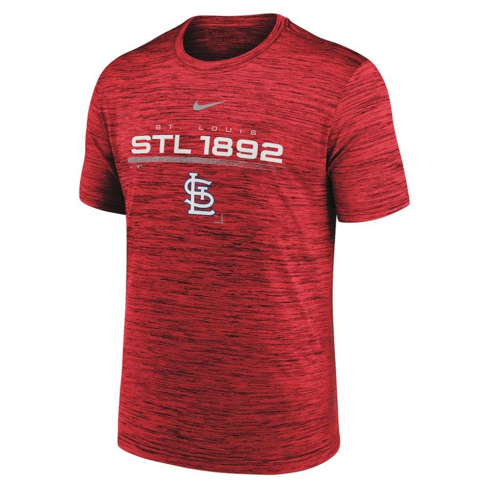 St. Louis Cardinals Nike Wordmark Velocity Performance T-Shirt - Red T-shirts