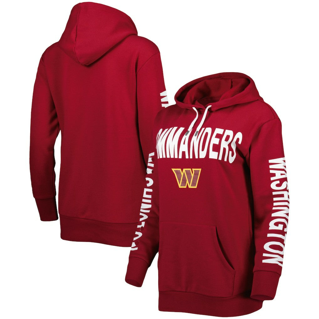 Washington Commanders G-III 4Her by Carl Banks Women's Extra Point Pullover Hoodie Burgundy