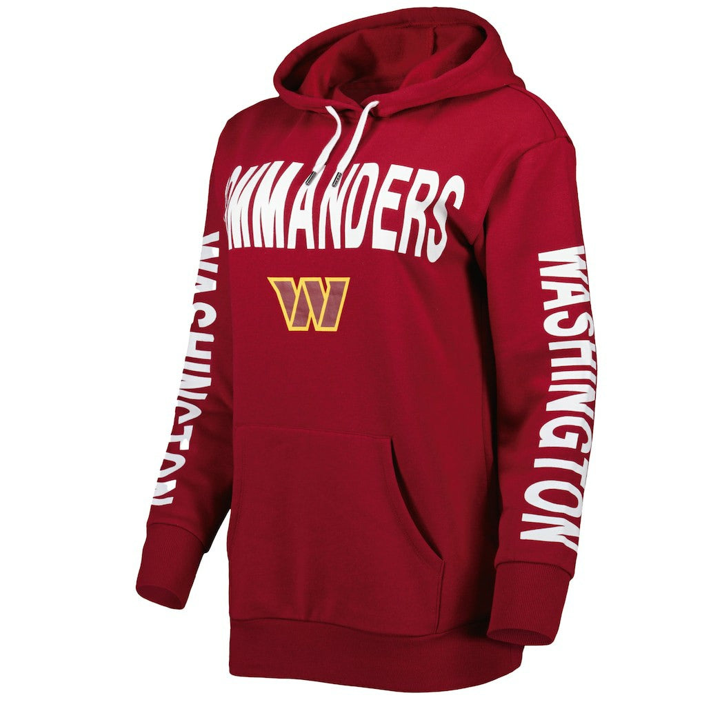 Washington Commanders G-III 4Her by Carl Banks Women's Extra Point Pullover Hoodie Burgundy