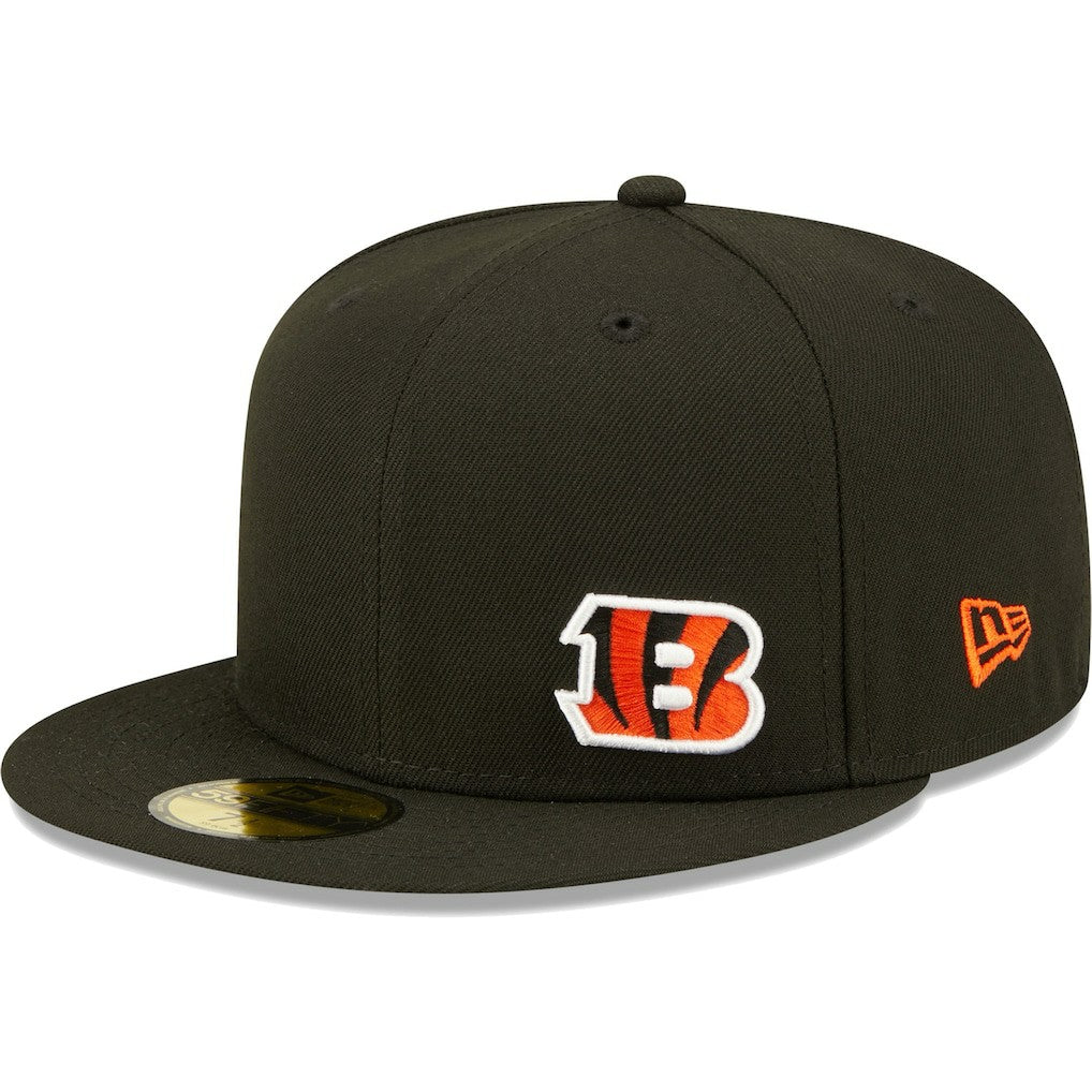 Cincinnati Bengals New Era Flawless 59FIFTY Fitted Hat Black