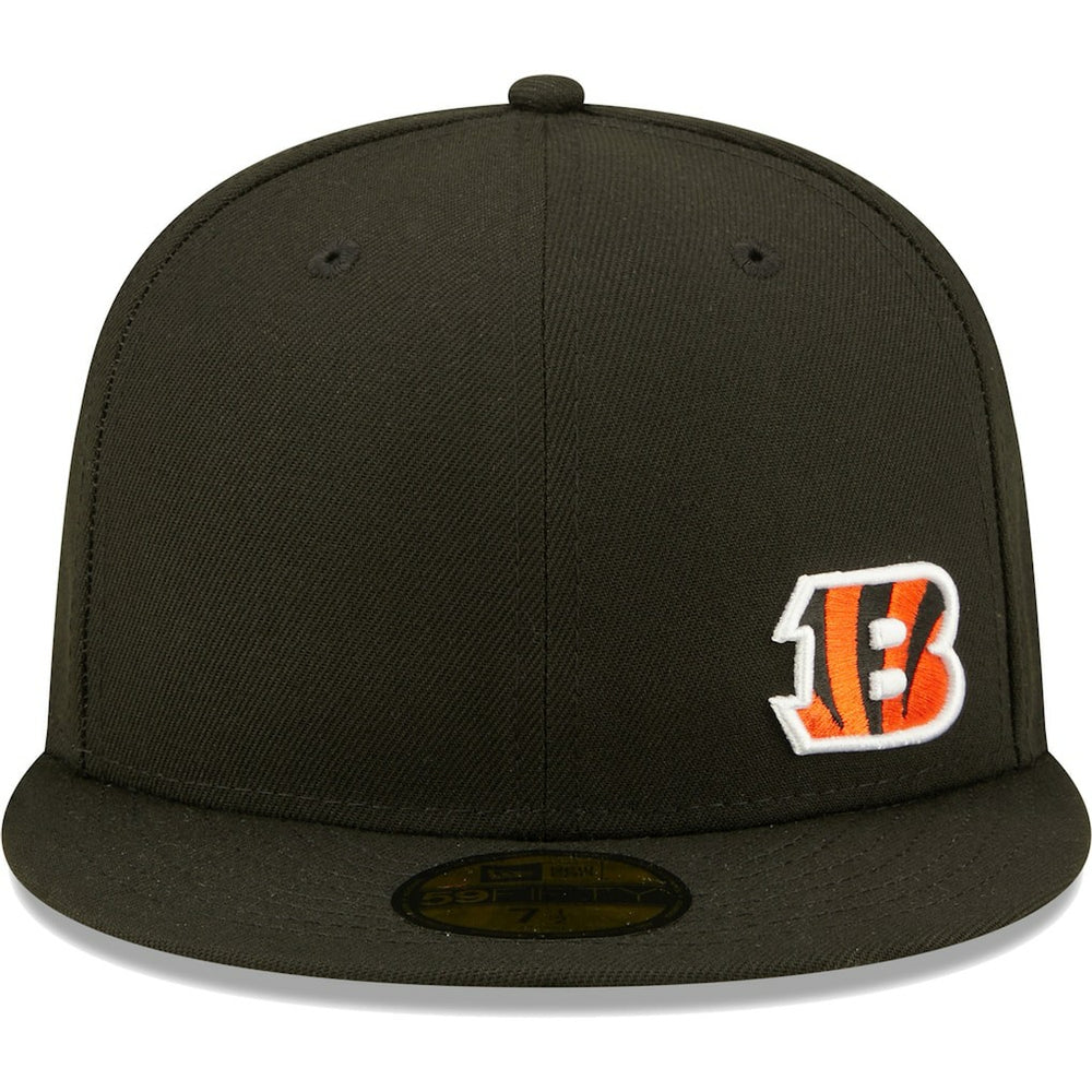 Cincinnati Bengals New Era Flawless 59FIFTY Fitted Hat Black