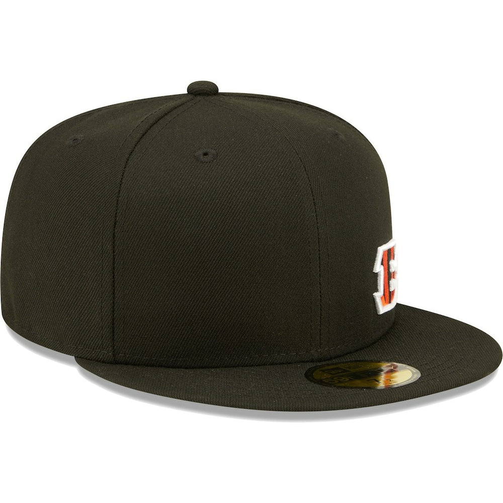 Cincinnati Bengals New Era Flawless 59FIFTY Fitted Hat Black