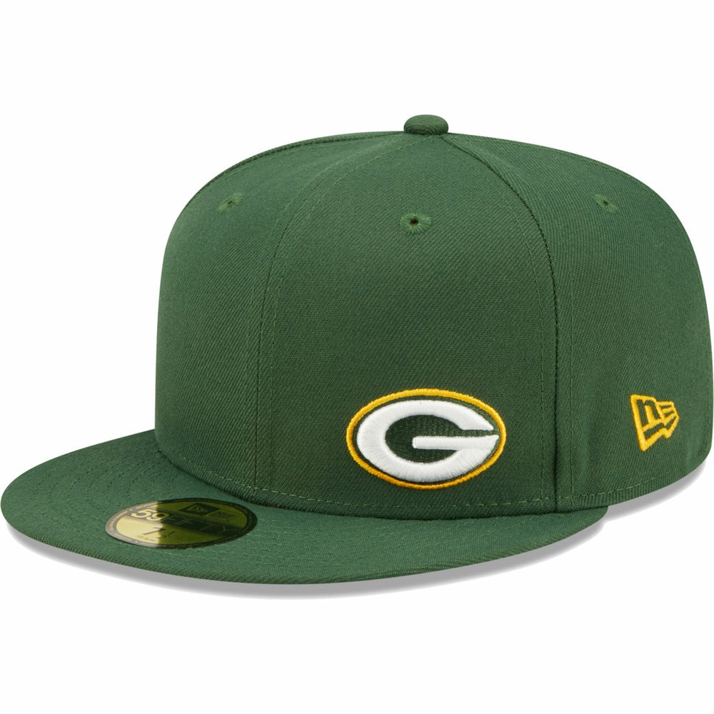 Green Bay Packers New Era Flawless 59FIFTY Fitted Hat Green