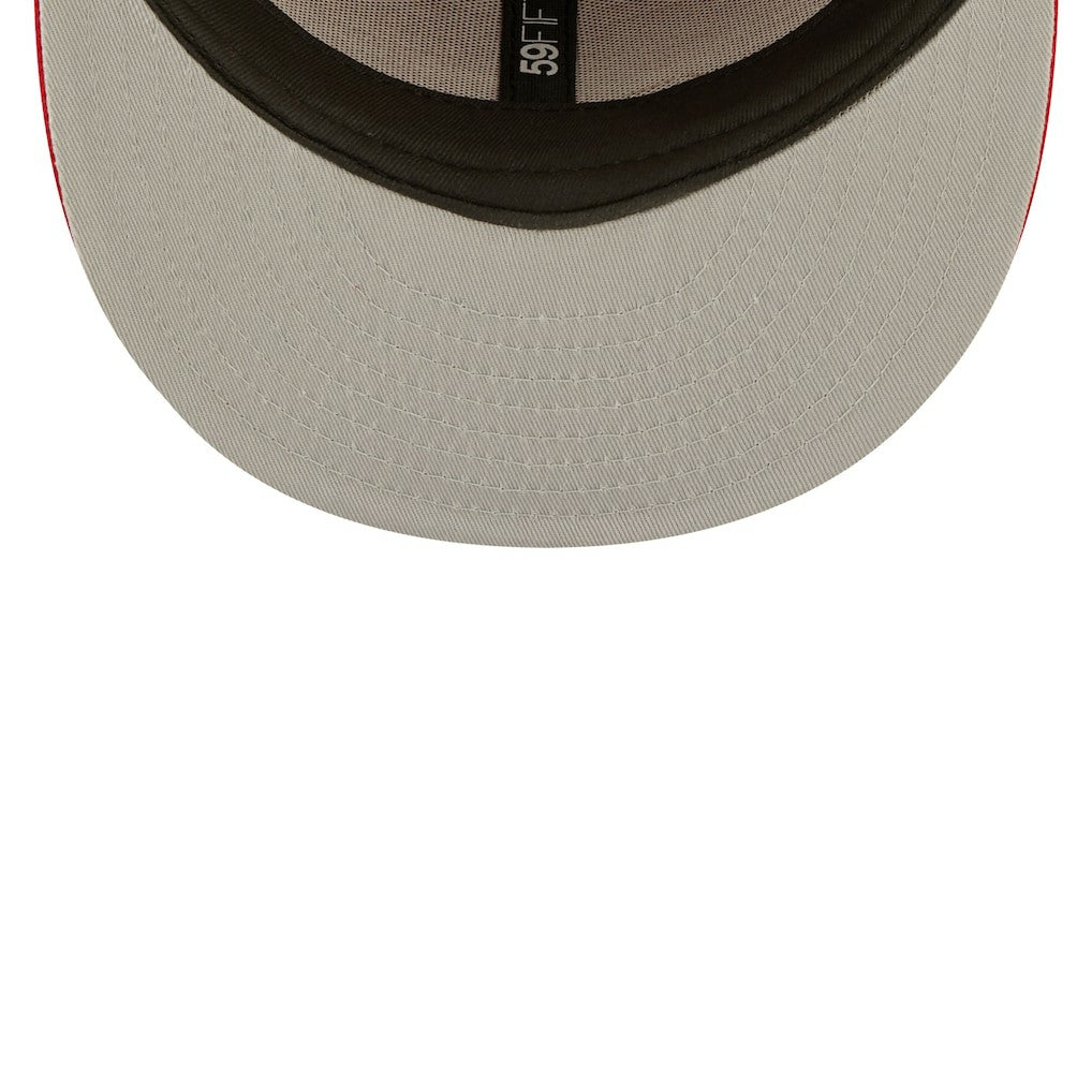 San Francisco 49ers New Era Flawless 59FIFTY Fitted Hat Scarlet