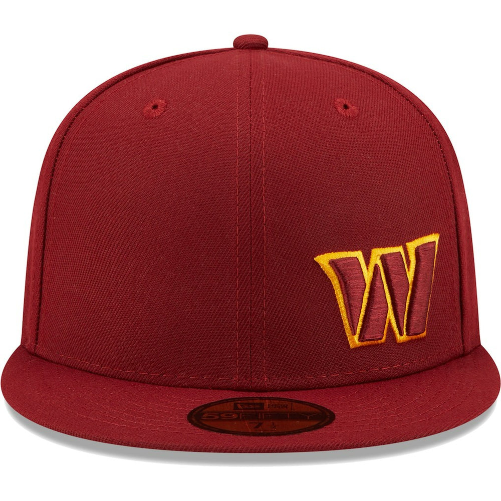 Washington Commanders New Era Flawless 59FIFTY Fitted Hat Burgundy