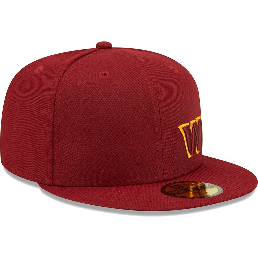 Washington Commanders New Era Flawless 59FIFTY Fitted Hat Burgundy