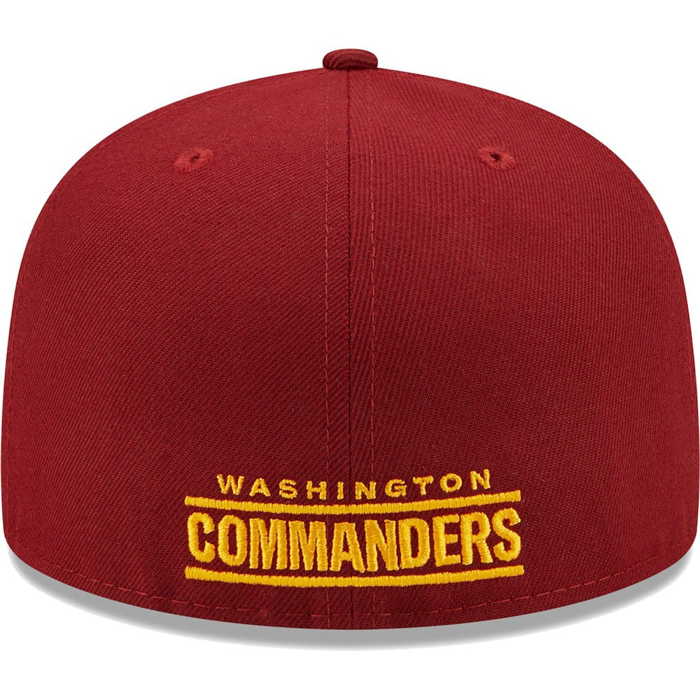 Washington Commanders New Era Flawless 59FIFTY Fitted Hat Burgundy