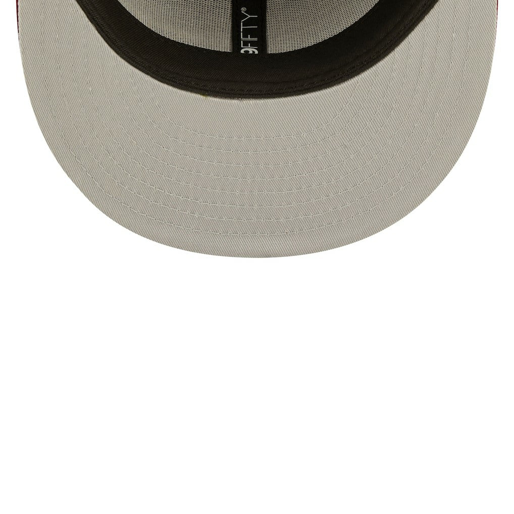 Washington Commanders New Era Flawless 59FIFTY Fitted Hat Burgundy