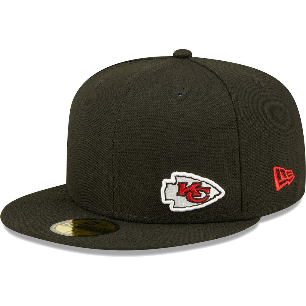 Kansas City Chiefs New Era Flawless 59FIFTY Fitted Hat Black