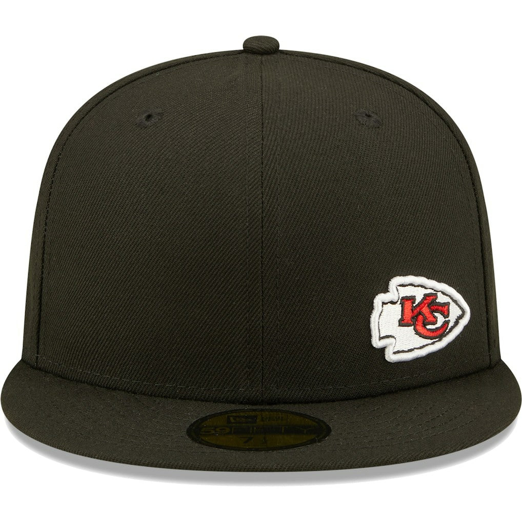 Kansas City Chiefs New Era Flawless 59FIFTY Fitted Hat Black