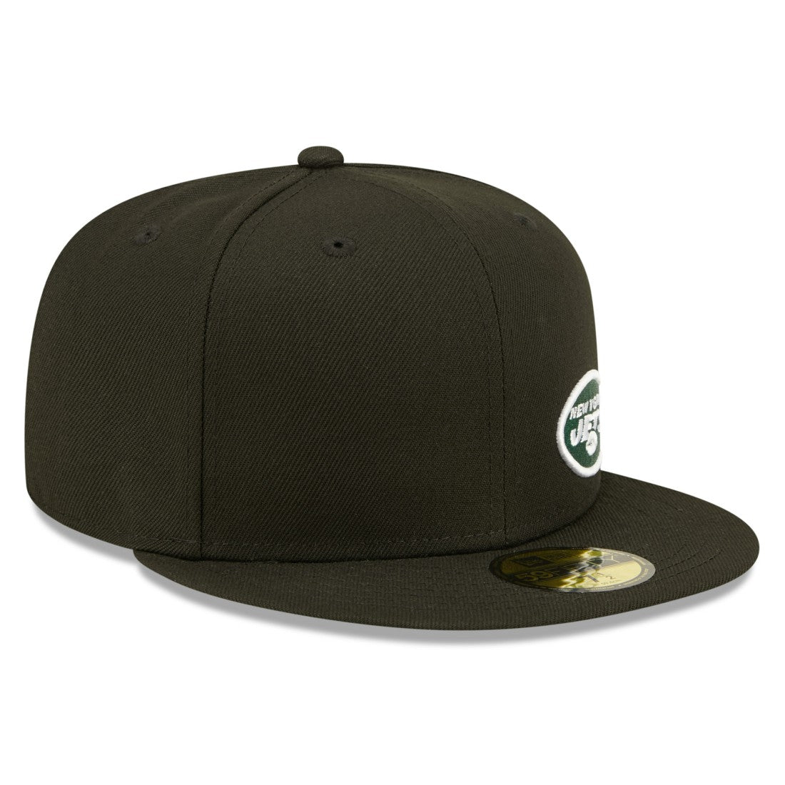 New York Jets New Era Flawless 59FIFTY Fitted Hat Black