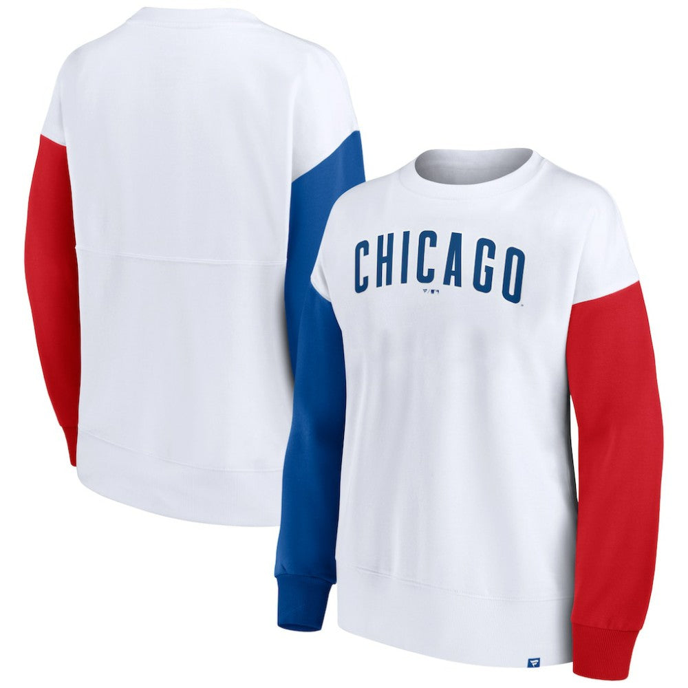 Chicago Cubs Fanatics Women's Series Pullover Sweatshirt - White Pullover