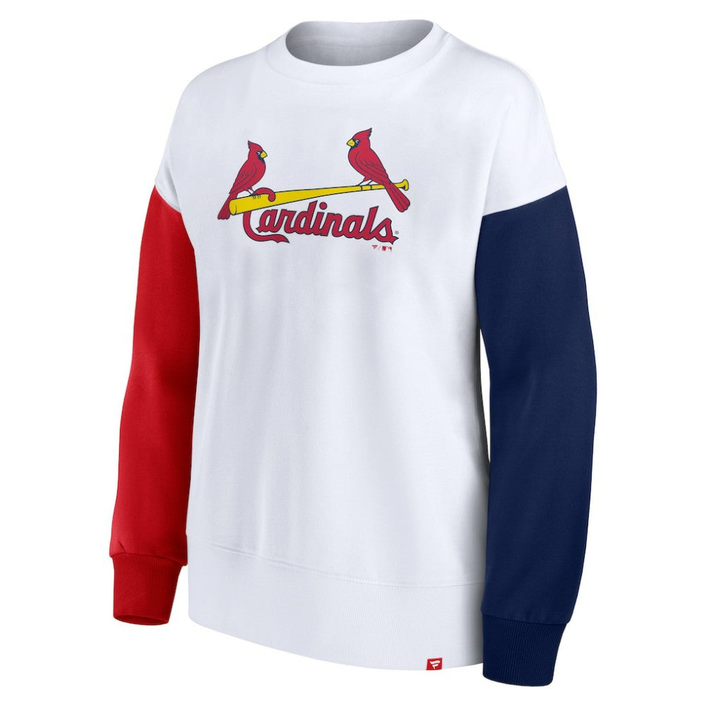 St. Louis Cardinals Fanatics Women's Series Pullover Sweatshirt - White Pullover