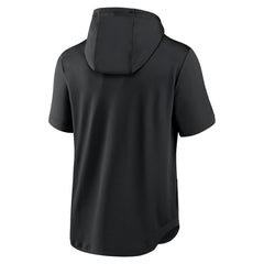 San Francisco Giants Nike Springer Short Sleeve Team Pullover Hoodie - Black Hoodies