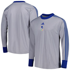Italy National Team Football Icon Goalkeeper Jersey Gray