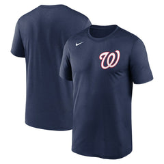 Washington Nationals Nike Wordmark Legend Performance Big & Tall T-Shirt - Navy T-shirts