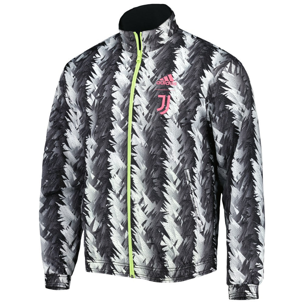 Juventus 2022/23 On-Field Team Logo Anthem Reversible Full-Zip Jacket Black