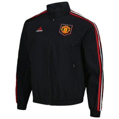 Manchester United 2022/23 On-Field Team Logo Anthem Reversible Full-Zip Jacket Black shop