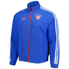 Bayern Munich 2022/23 On-Field Team Logo Anthem Reversible Full-Zip Jacket Blue
