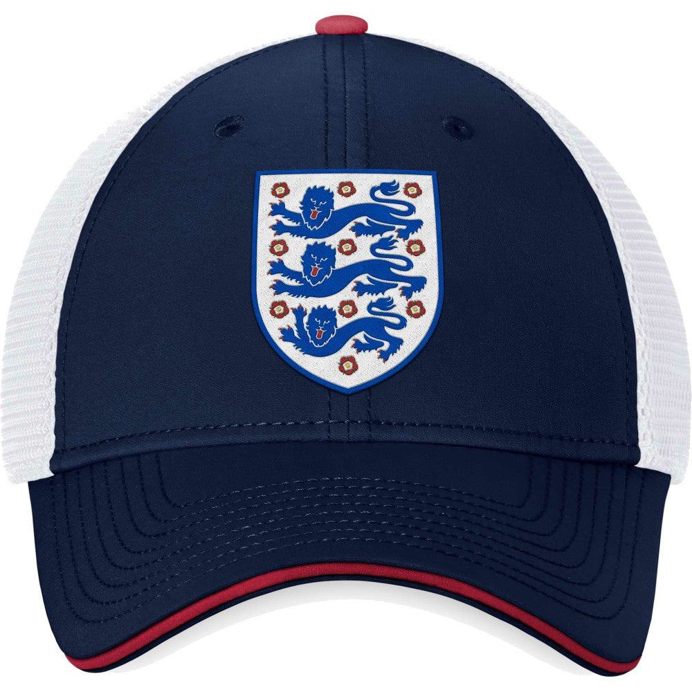 England National Team Trucker Snapback Hat Navy/White shop