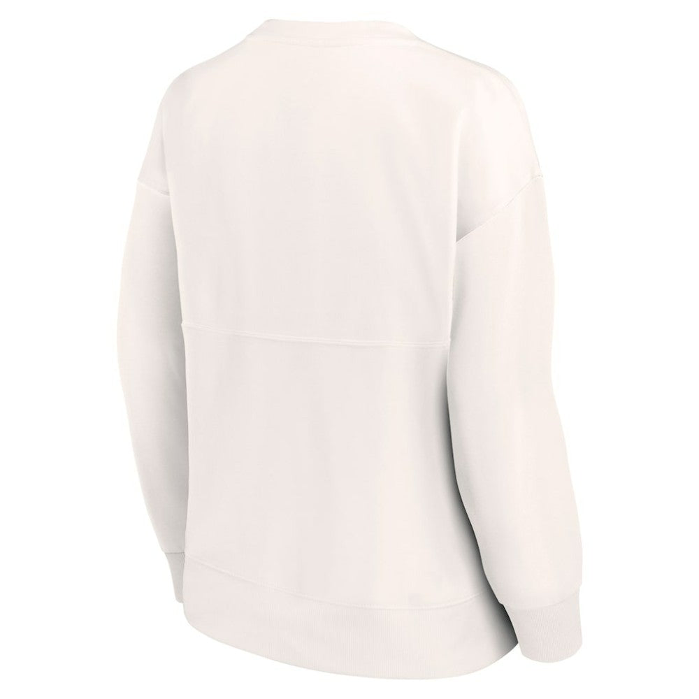 Chicago White Sox Fanatics Women's Leopard Pullover Sweatshirt - Cream Pullover