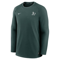 Athletics Nike Authentic Collection Logo Performance Long Sleeve T-Shirt - Green T-shirts