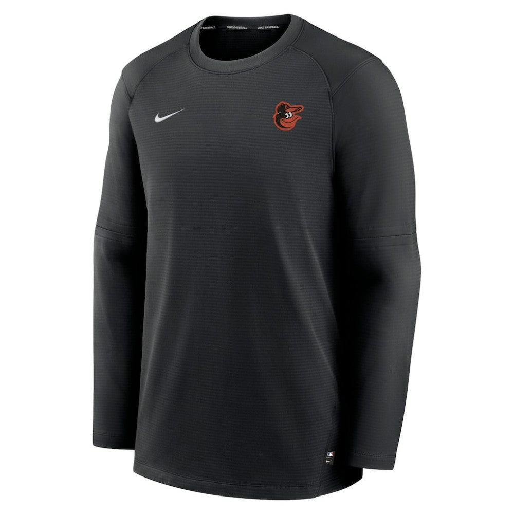 Baltimore Orioles Nike Authentic Collection Logo Performance Long Sleeve T-Shirt - Black T-shirts