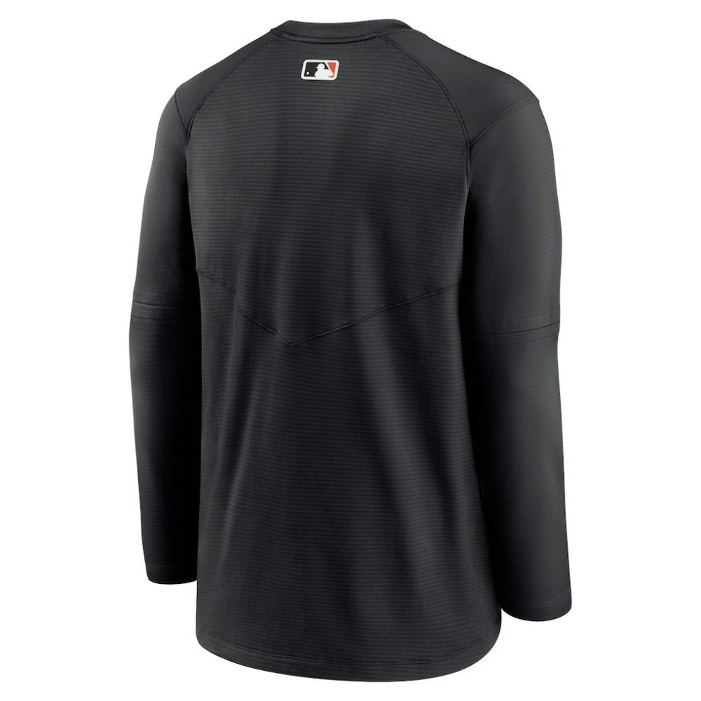Baltimore Orioles Nike Authentic Collection Logo Performance Long Sleeve T-Shirt - Black T-shirts