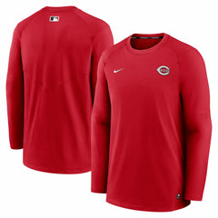 Cincinnati Reds Nike Authentic Collection Logo Performance Long Sleeve T-Shirt - Red T-shirts