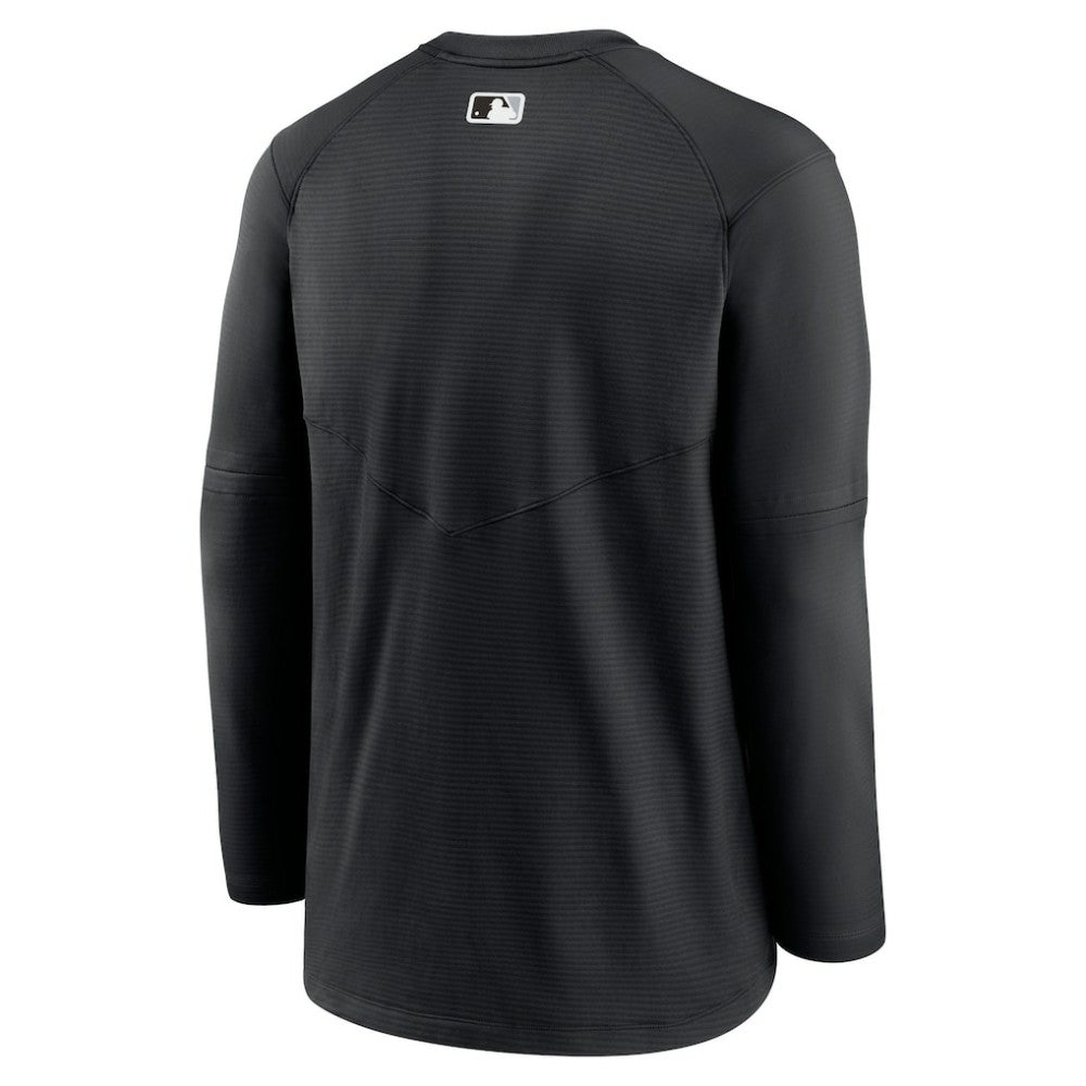 Chicago White Sox Nike Authentic Collection Logo Performance Long Sleeve T-Shirt - Black T-shirts