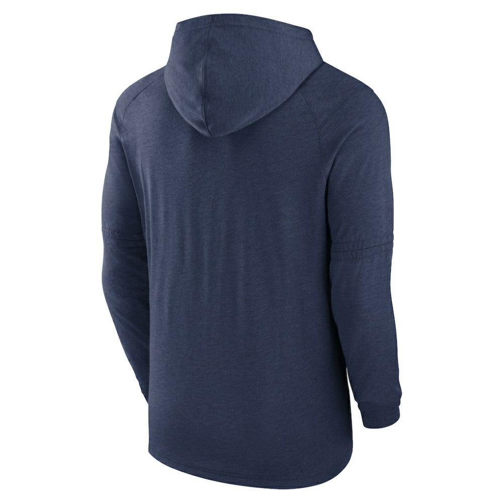 Houston Astros Nike Authentic Collection Lightweight Dri-FIT Hooded Pullover - Heather Navy Pullover