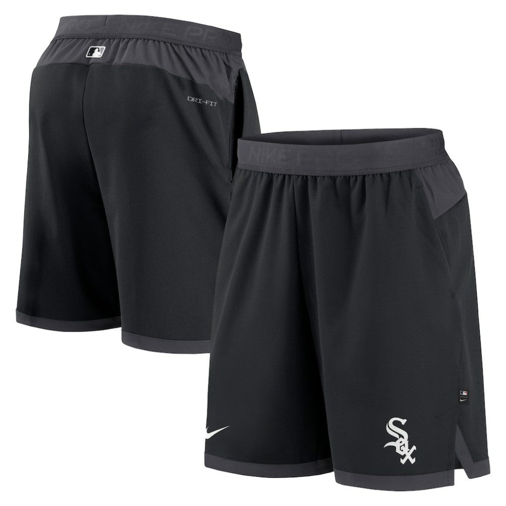 Chicago White Sox Nike Authentic Collection Flex Vent Performance Shorts - Black Shorts