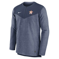Houston Astros Nike Authentic Collection Game Time Performance Half-Zip Top - Navy Tops