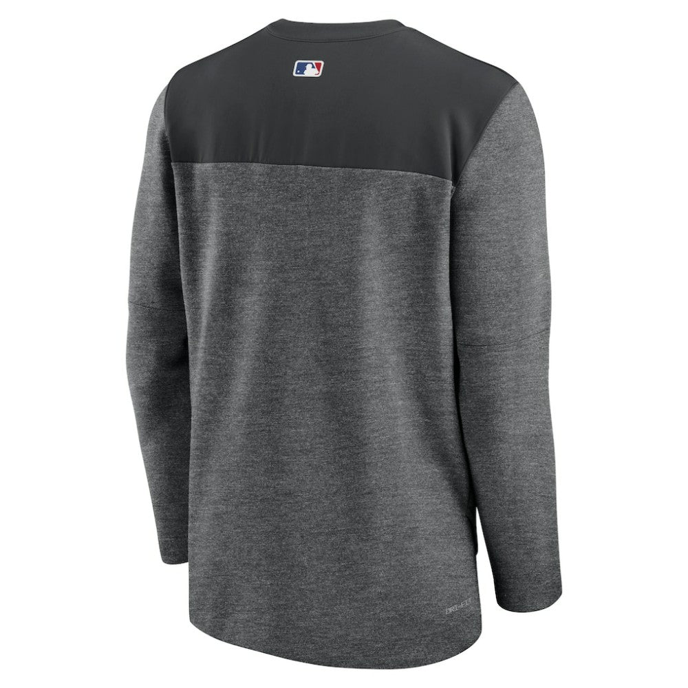 Chicago White Sox Nike Authentic Collection Game Time Performance Half-Zip Top - Black Tops