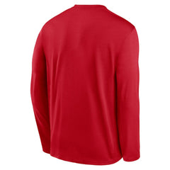 Los Angeles Angels Nike Authentic Collection Team Logo Legend Performance Long Sleeve T-Shirt - Red T-shirts