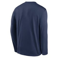 Tampa Bay Rays Nike Authentic Collection Team Logo Legend Performance Long Sleeve T-Shirt - Navy T-shirts