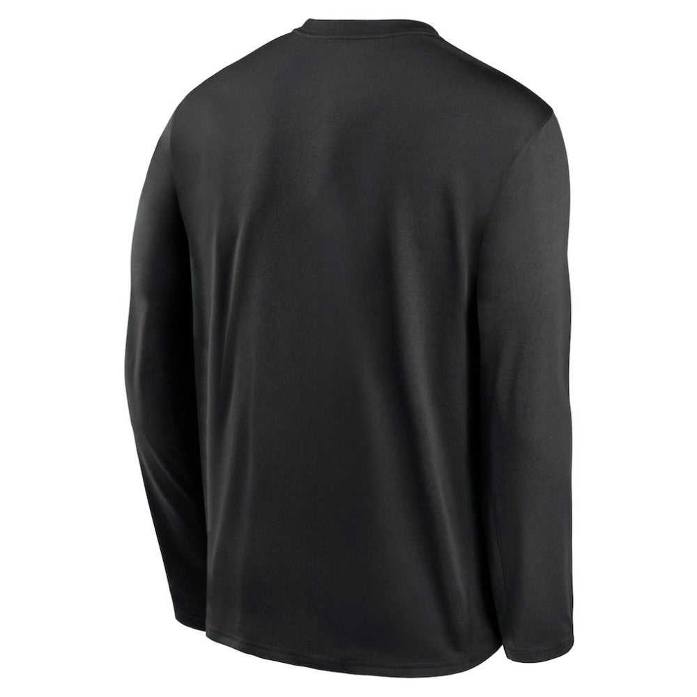 Baltimore Orioles Nike Authentic Collection Team Logo Legend Performance Long Sleeve T-Shirt - Black T-shirts