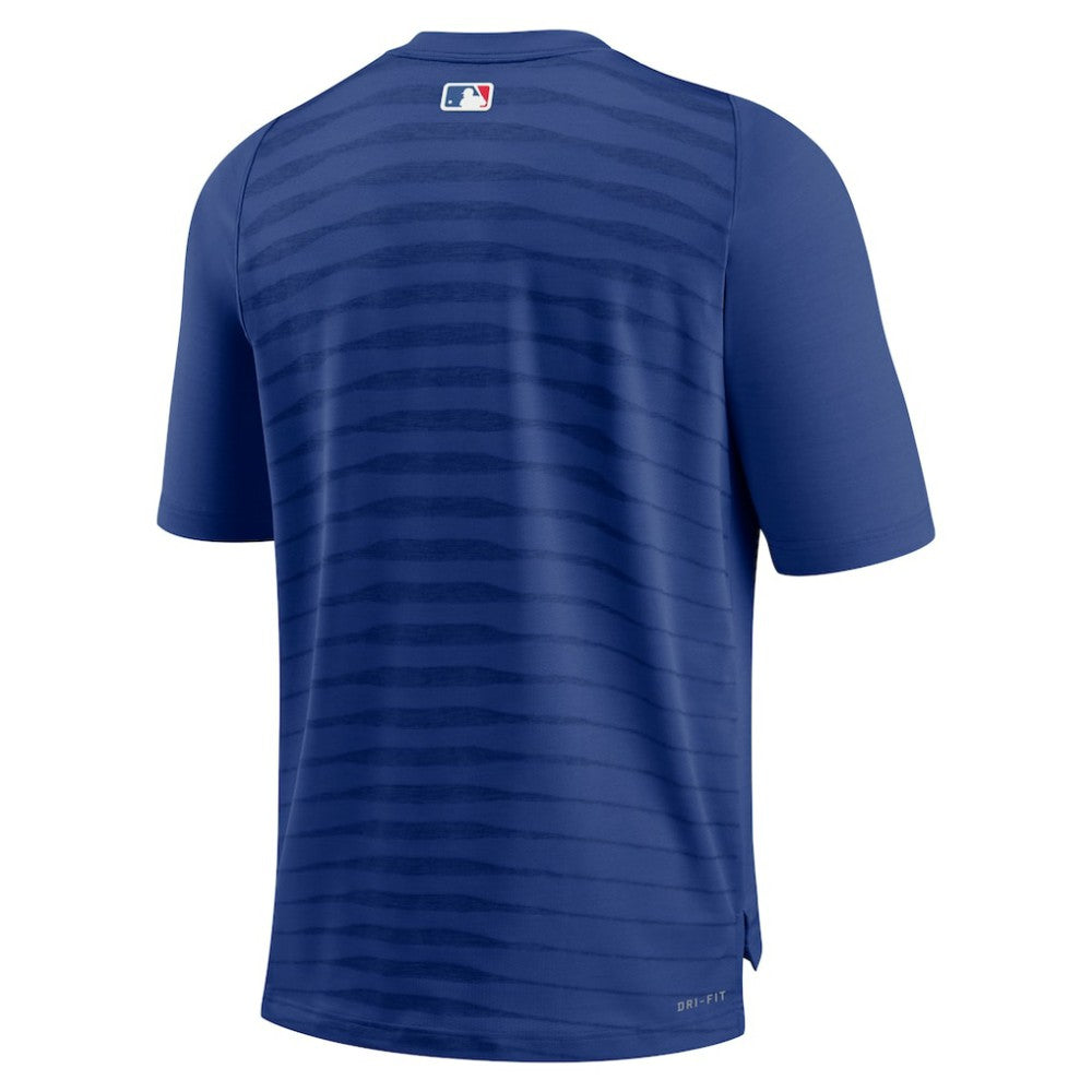 Chicago Cubs Nike Authentic Collection Pregame Raglan Performance V-Neck T-Shirt - Royal T-shirts