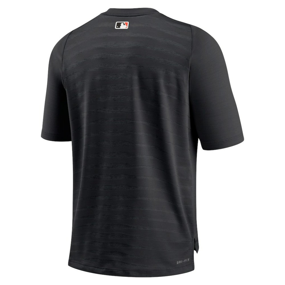 San Francisco Giants Nike Authentic Collection Pregame Raglan Performance V-Neck T-Shirt - Black T-shirts