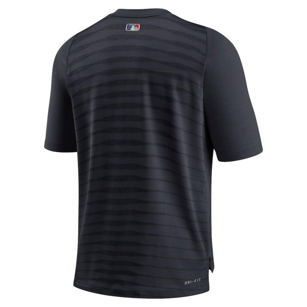 Detroit Tigers Nike Authentic Collection Pregame Raglan Performance V-Neck T-Shirt - Navy T-shirts