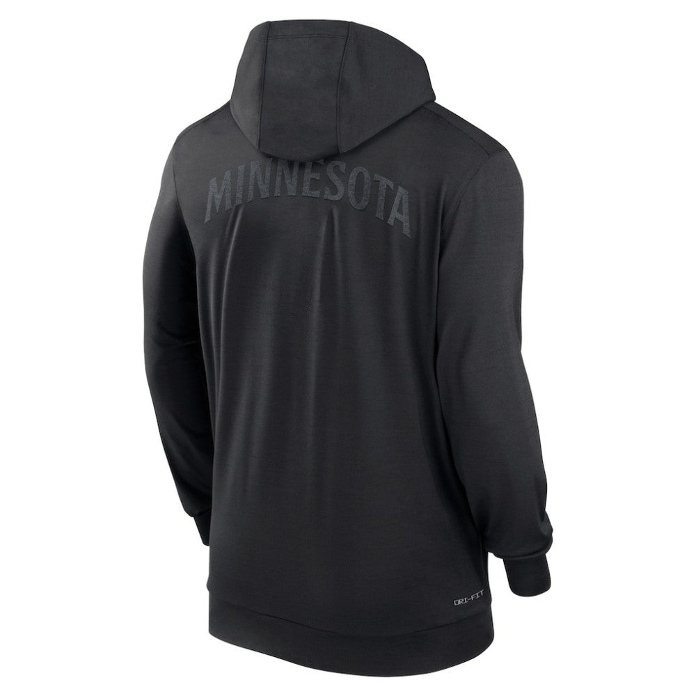 Minnesota Twins Nike Authentic Collection Travel Performance Lightweight Full-Zip Hoodie - Hoodies