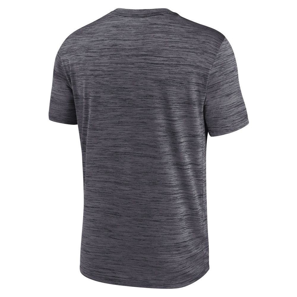Cincinnati Reds Nike Authentic Collection Velocity Performance Practice T-Shirt - Heather Charcoal T-shirts