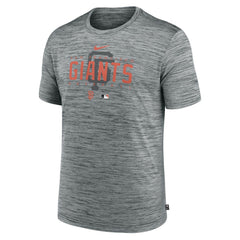 San Francisco Giants Nike Authentic Collection Velocity Performance Practice T-Shirt - Heather Gray T-shirts