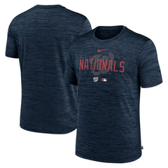 Washington Nationals Nike Authentic Collection Velocity Performance Practice T-Shirt - Navy T-shirts