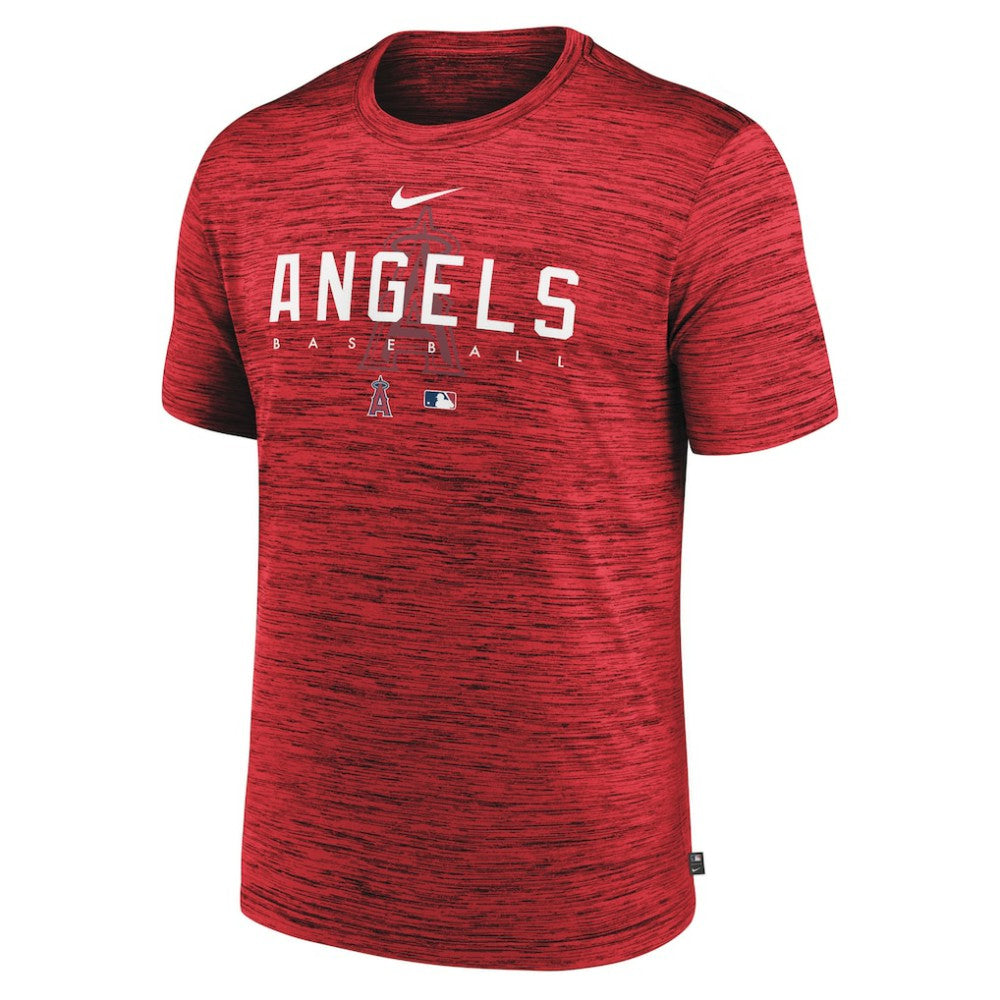 Los Angeles Angels Nike Authentic Collection Velocity Performance Practice T-Shirt - Red T-shirts