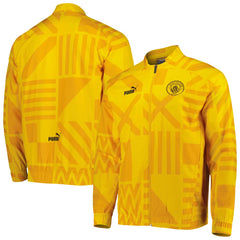 Manchester City Pre-Match Raglan Full-Zip Training Jacket Yellow