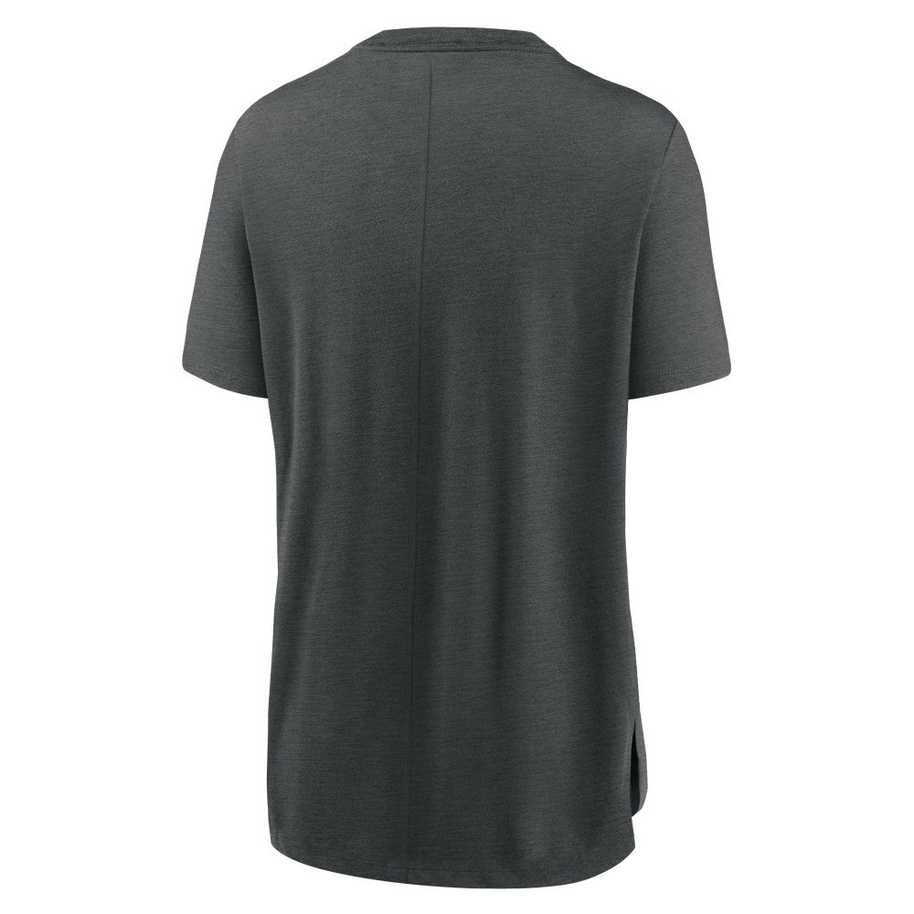 St. Louis Cardinals Nike Women's Authentic Collection Early Work Tri-Blend T-Shirt - Heather Charcoal T-shirts
