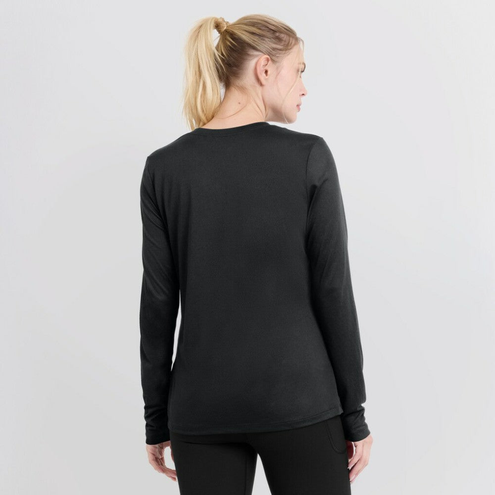 Chicago White Sox Nike Women's Authentic Collection Legend Performance Long Sleeve T-Shirt - Black T-shirts