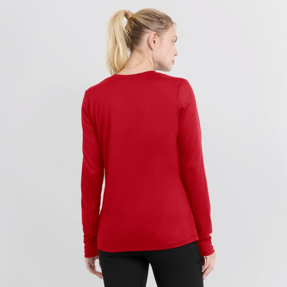 Washington Nationals Nike Women's Authentic Collection Legend Performance Long Sleeve T-Shirt - Red T-shirts